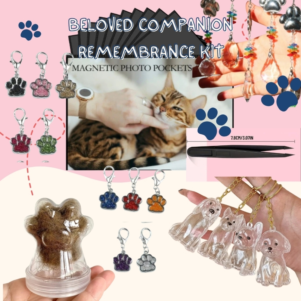 Beloved Companion Remembrance Kit for Dogs; Suncatcher, Fur Storage Ornament